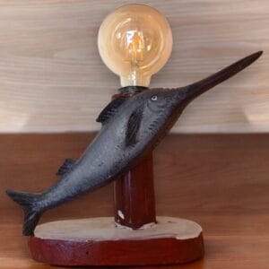 The Wooden Swordfish LED Edison Lamp
