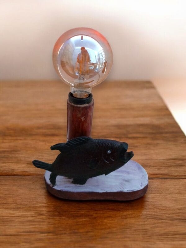 Wooden Fish LED Edison Lamp